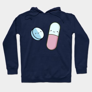 Cute and kawaii happy pills Hoodie